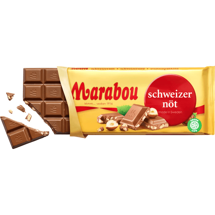 Marabou Schweizernöt 100g - Swedish Godis Shop