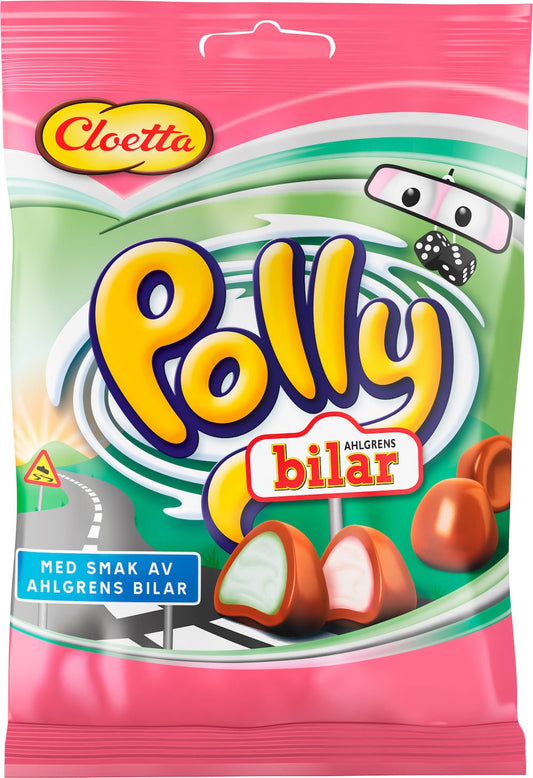 Polly Ahlgrens Bilar 100g - Swedish Godis Shop