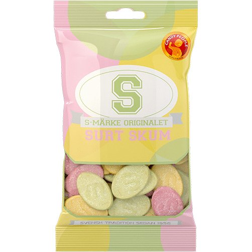 S-Märke Sour Foam - Swedish Godis Shop - Swedish Candy Shop