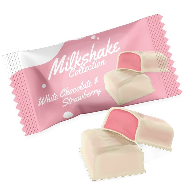 White Chocolate and Strawberry Milkshake - Swedish Godis Shop